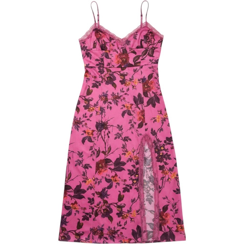 Urban Outfitters Women Floral Slip Dress Romantic Boho Whimsical Medium Festival
